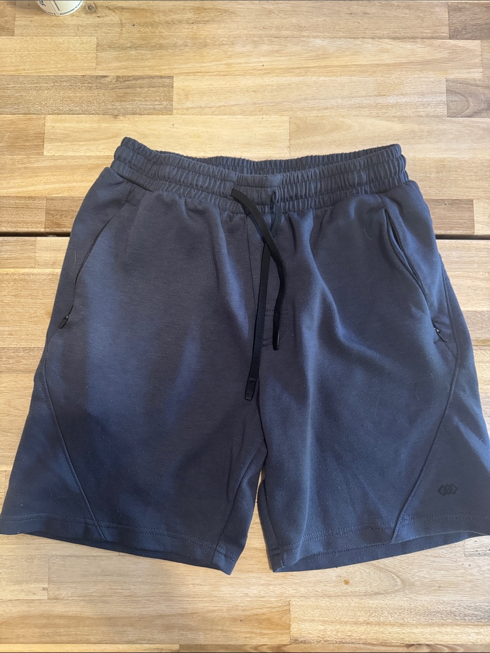 Men's Athletic Drawstring Shorts in Dark Blue